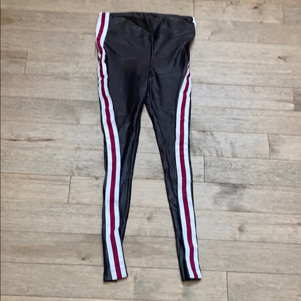 Koral liquid leggings with side stripes